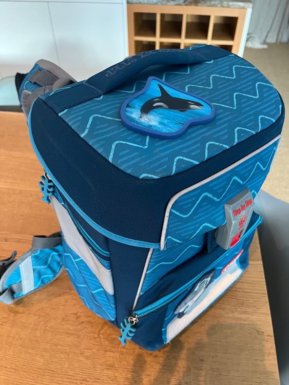 Quadra Junior Büchertasche – Marineblau, Rechteckig – Mit Schultergurt Für Kinder