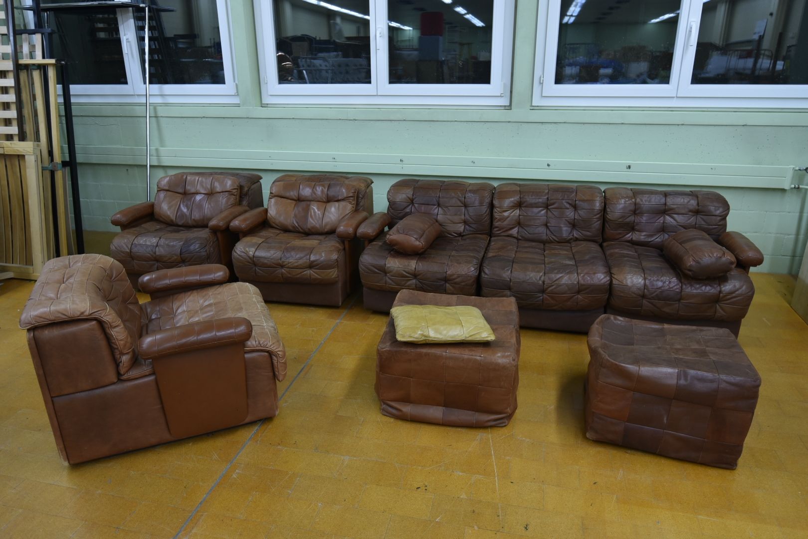 De Sede Divani: Designklassiker De Sede DS11 Patchwork Sofa modular – Usato da Lichtensteig venduto da Polsterwerk