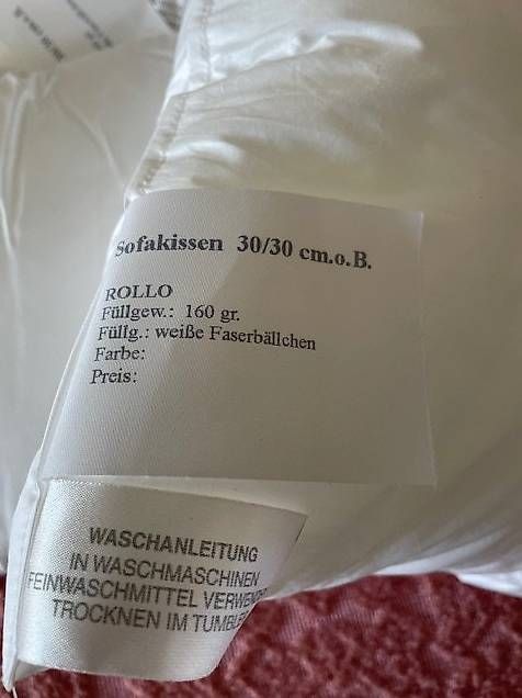 Kissen: Kissenfüllunngen – Neu (gemäss Beschreibung) aus Langnau b. Reiden von riwas 1