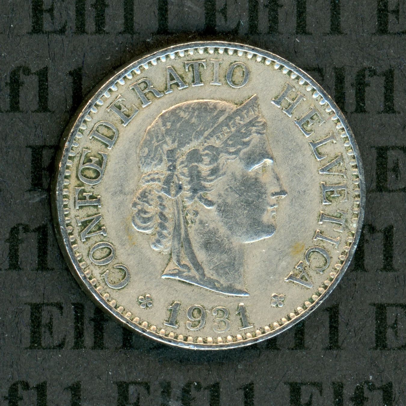 Tutti le monete: CHF___0.10 1931 ss-vz 10 Rappen – Usato da Widnau venduto da Elf11