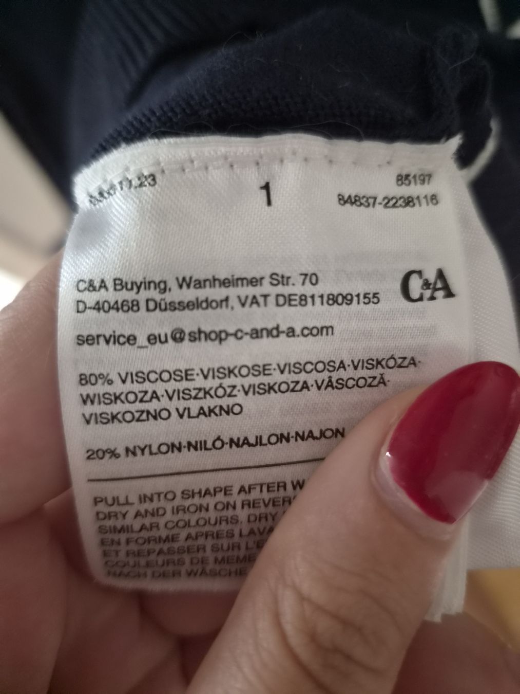 C&A Top: Stricktop C&A dunkelblau  – Nuovo (secondo la descrizione) da Altstätten SG venduto da melii._.98 1