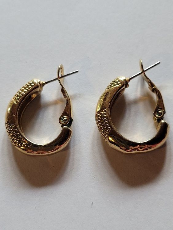 Orecchini pendenti & Orecchini a lobo: VINTAGE OHRSTECKER, ZISELIERT, VERGOLDET – Usato da Bern venduto da alimajd 1