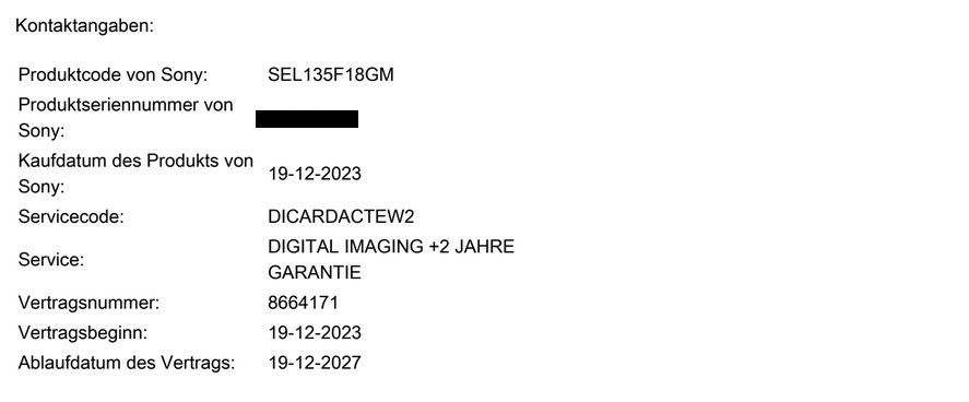 Sony Obiettivi: Sony FE 135mm f/1.8 GM – Nuovo (secondo la descrizione) da Dübendorf venduto da SaAbba 4