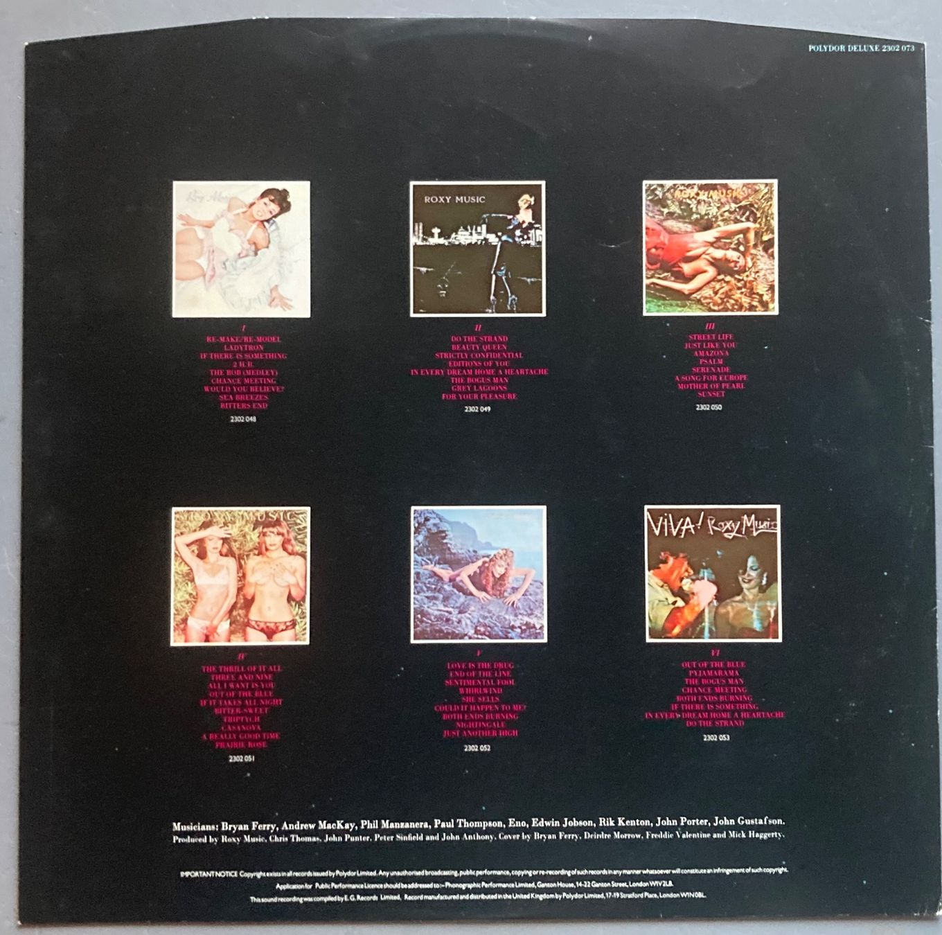 Dischi in vinile: ROXY MUSIC - GREATEST HITS – Usato da Poliez-Pittet venduto da Newtown-Records 2