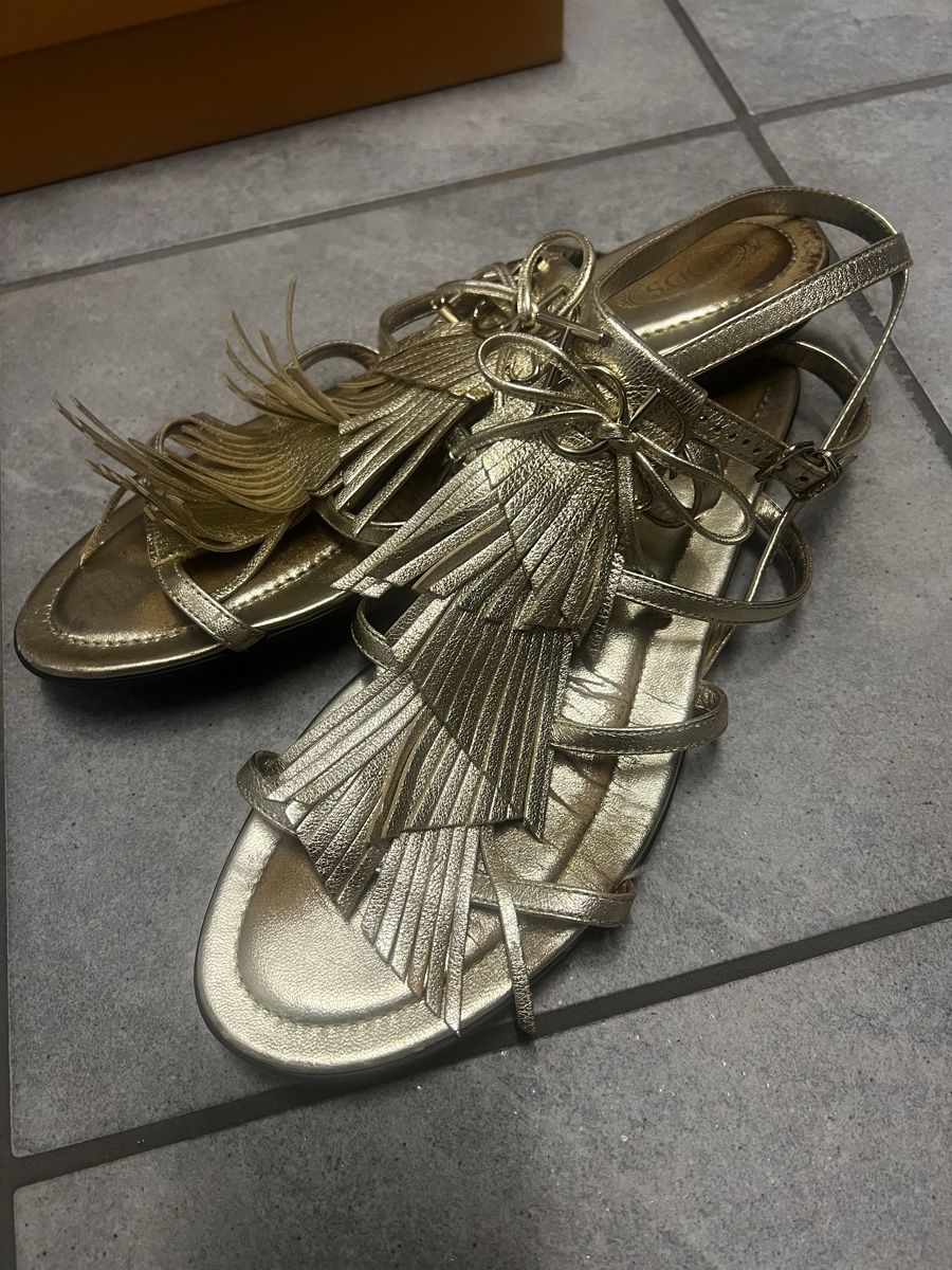 Tod'S Scarpe da donna: Tod,s,Sandale,Gold,Gr41 – Usato da Basel venduto da Cica22 1