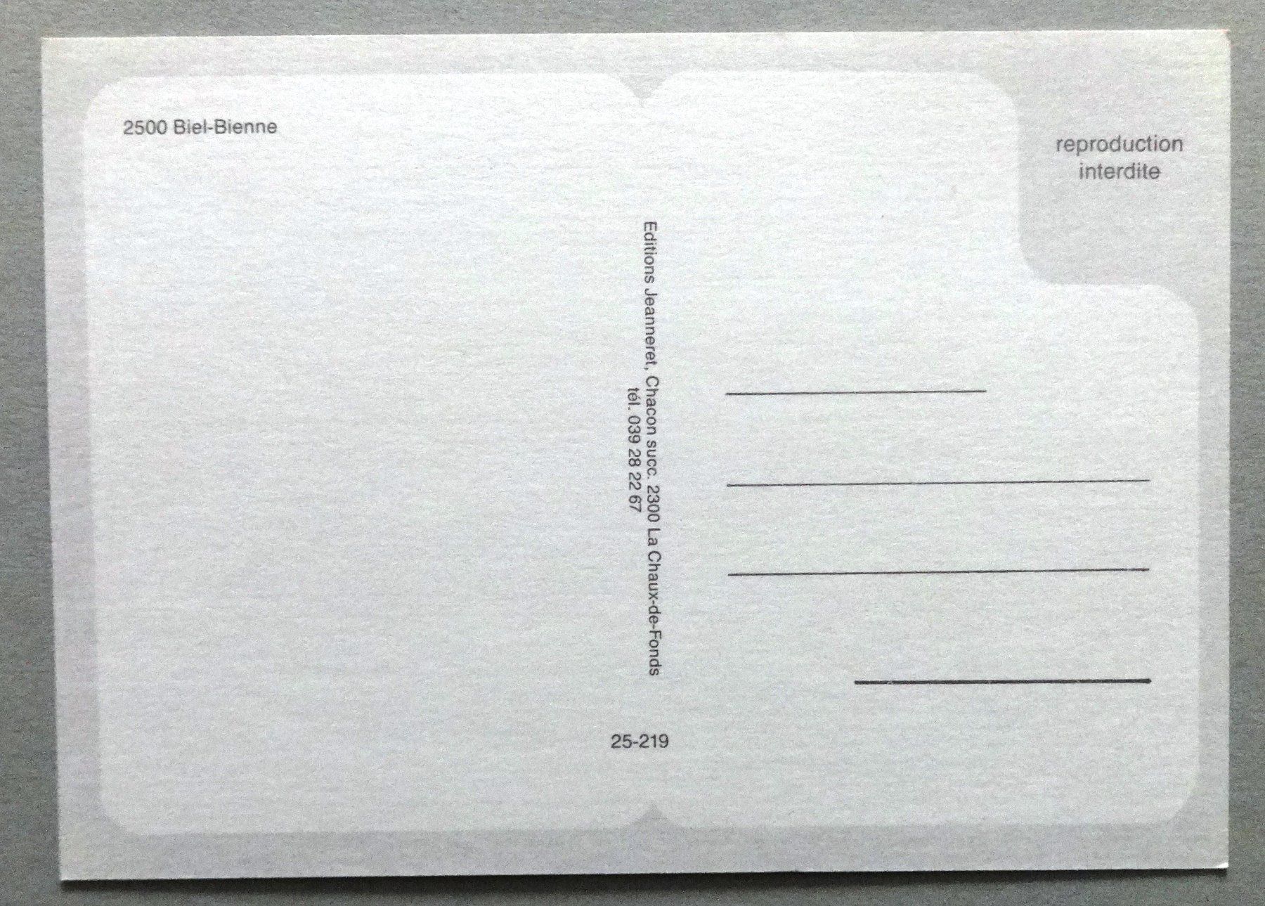 Cartoline postali: Biel - Bienne – Usato da Fétigny venduto da Billy2miny 1