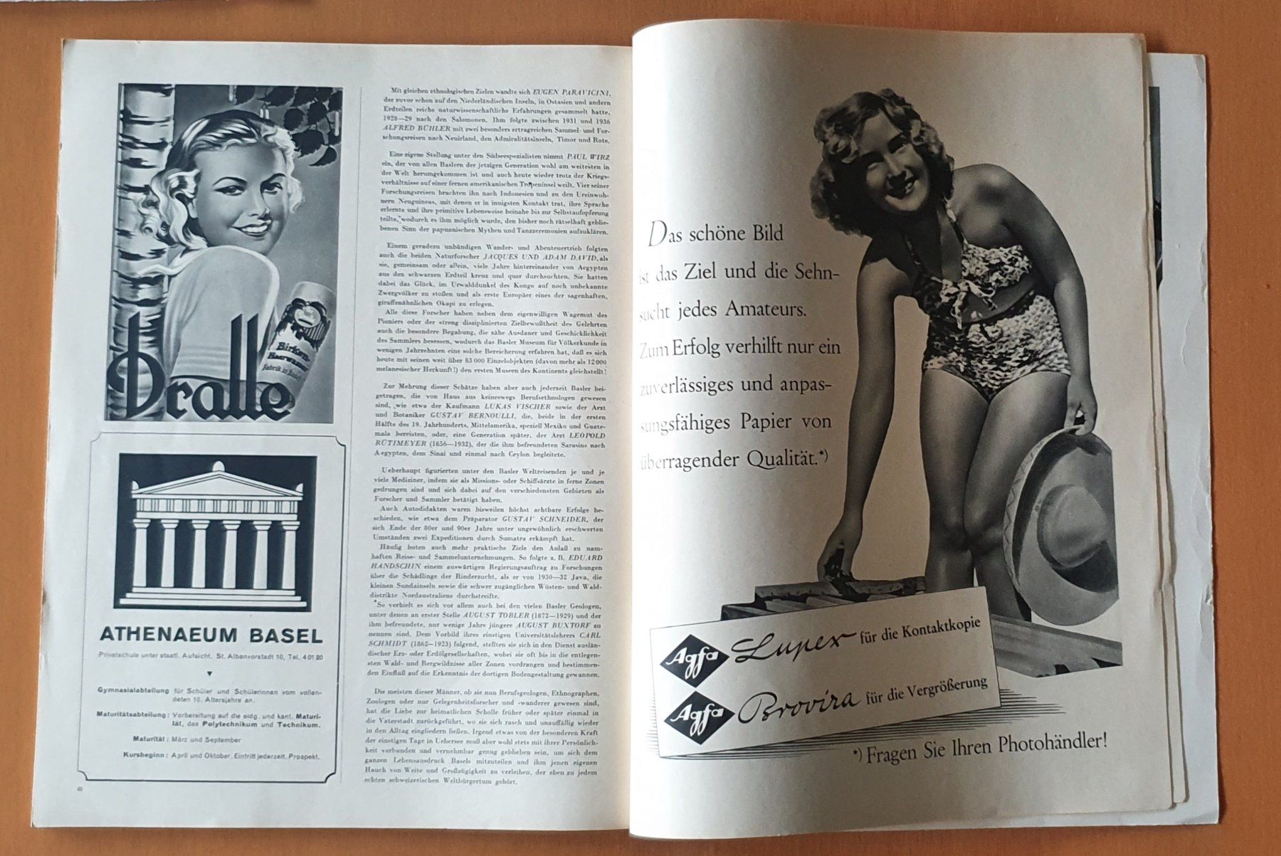 Zeitschriften & Magazine: Zeitschrift 1943 - Die Stadt Basel – Gebraucht aus Kreuzlingen von Rschweiz1 8