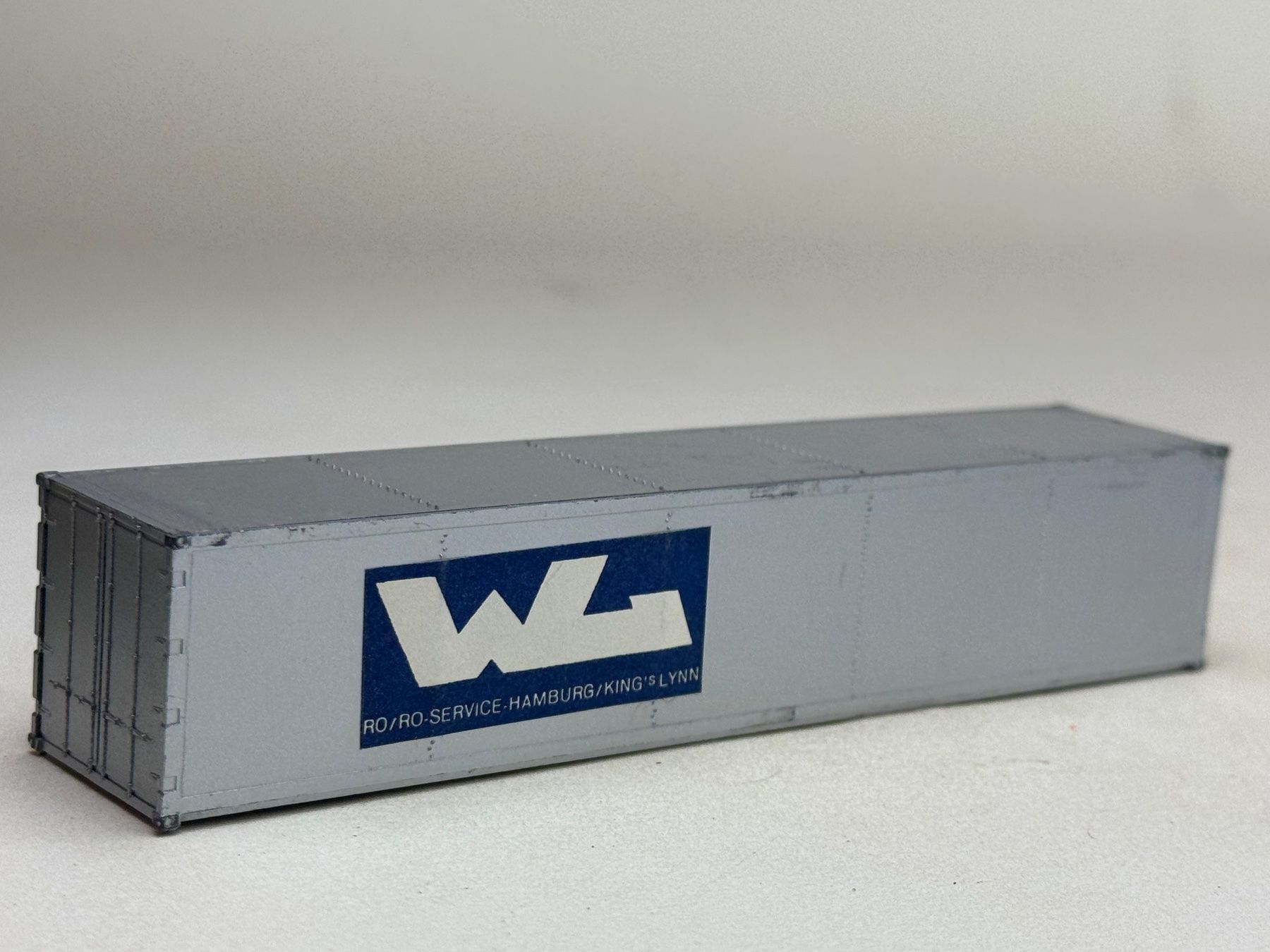 Modelleisenbahnen: EB- 40 Ft. Container WL silbern – Gebraucht aus Elm von Wikmtz 1