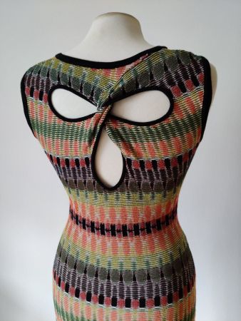 MISSONI Luxus Strick-Kleid Dress Robe Gr.36