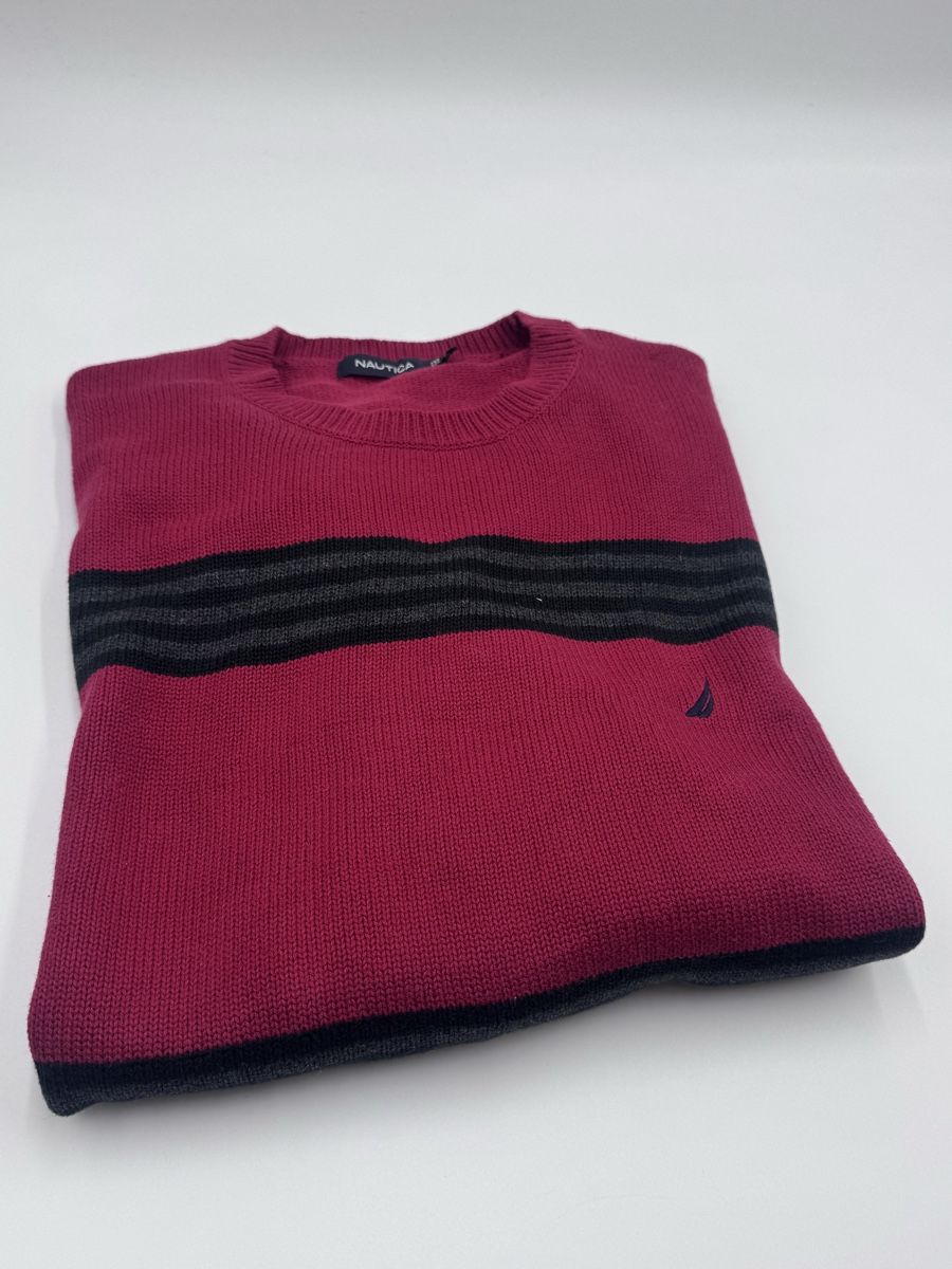 Maglioni & Felpe: Nautica Pullover Rot/Schwarz/Grau, Grösse L – Usato da Arnegg venduto da PascalHelfenberger 2