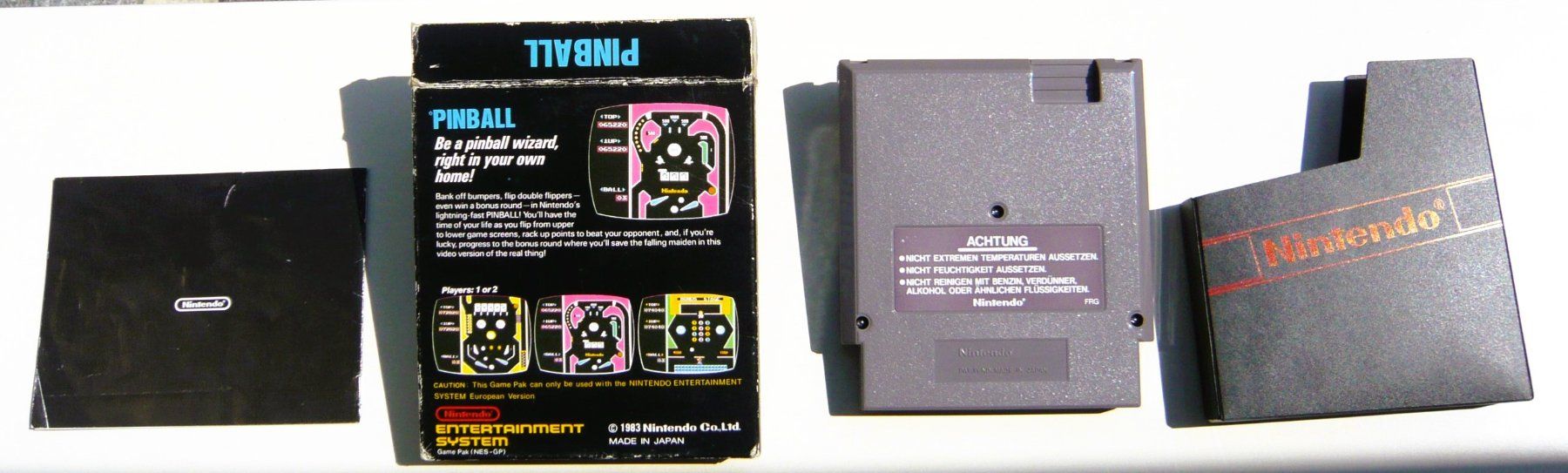 Nintendo Giochi: NES : Pinball, CIB – Usato da Onex venduto da Jaguar1986 3