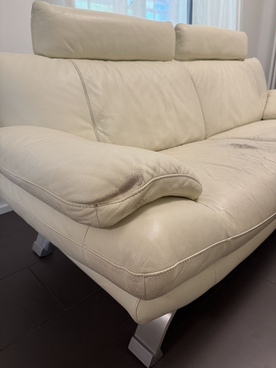 Sofas: Sofa aus Echtleder 3-Sitzer – D'occasion à Zürich par ThaliaL 2