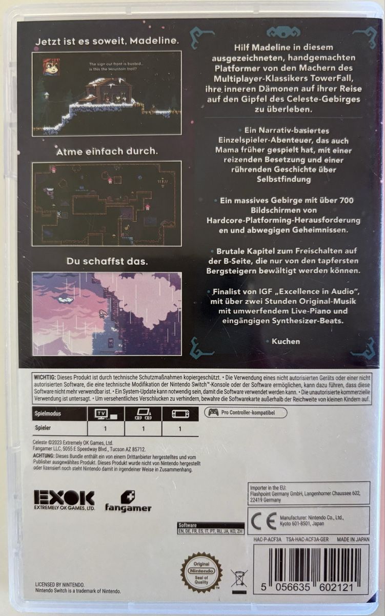 Giochi: Jeu Celeste Switch – Usato da Lucens venduto da bojpoveda 2