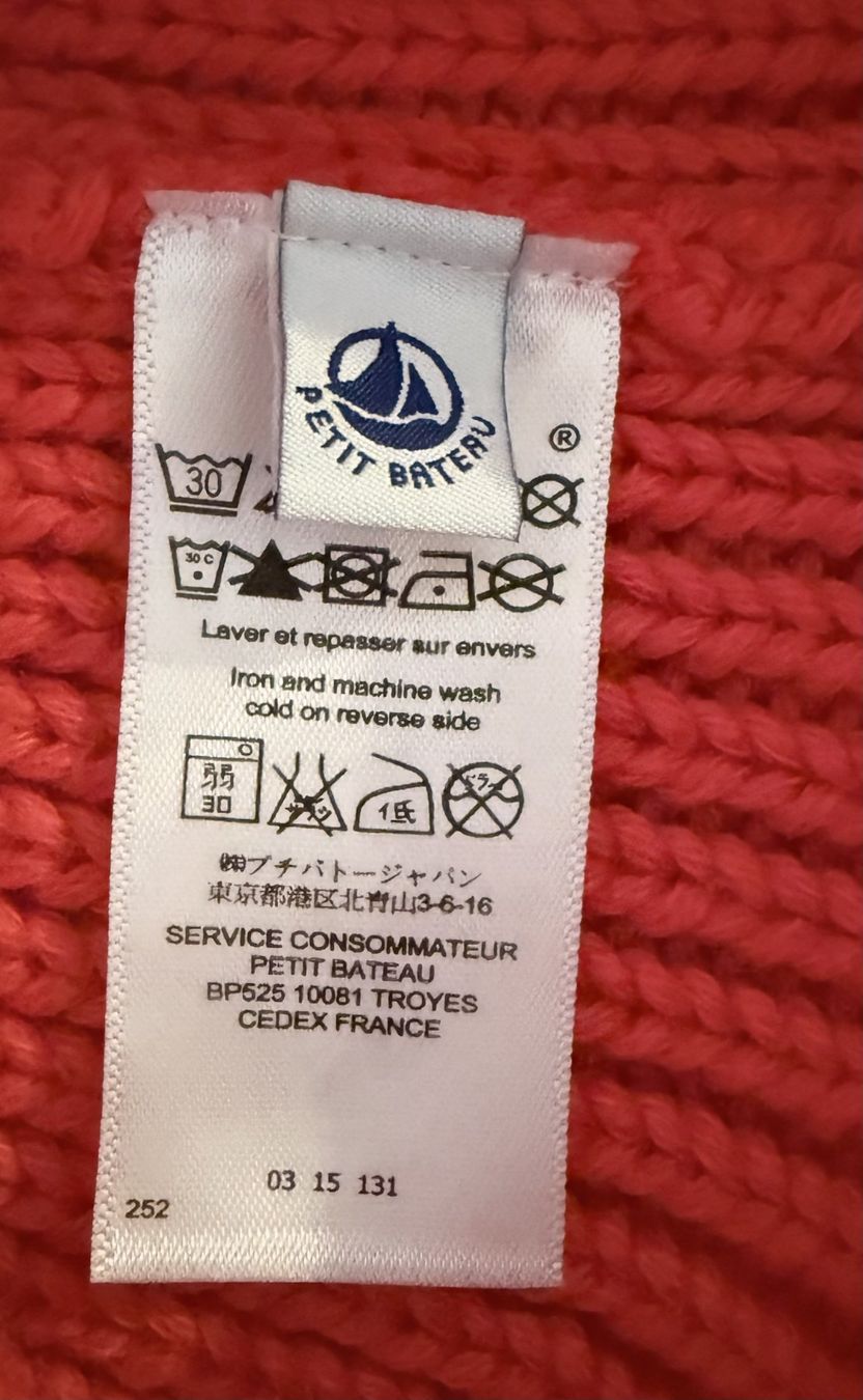 Petit Bateau Sonstige Jungenkleidung: 2 Kindermützen pink und weiss – Gebraucht aus Luzern von isa_27cg 4