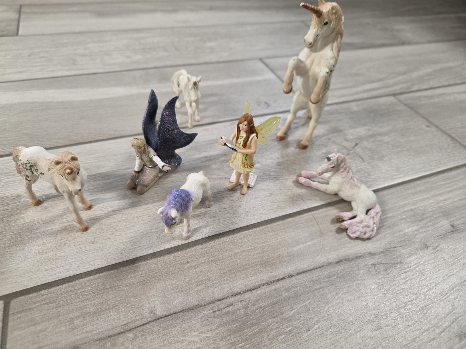 Schleich Statuette: Schleich Set Einhörner und Feen Figuren  – Usato da Dorf venduto da Echo_Elements