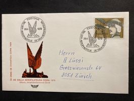 Schweiz 1979 Tag Aerophilatelie Chur Sonderstempel 1