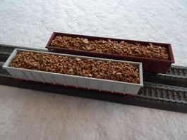 H0 2er-Set-Ladegut passend zu Eanos-Wagen Märklin/Roco