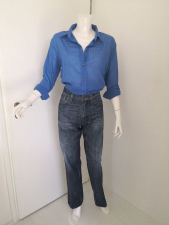 🤩HUGO BOSS HERREN JEANS BLAU VERWASCHEN