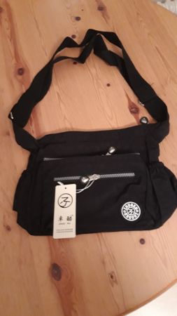 Sac à bandoulière noir Zhuokuo, neuf