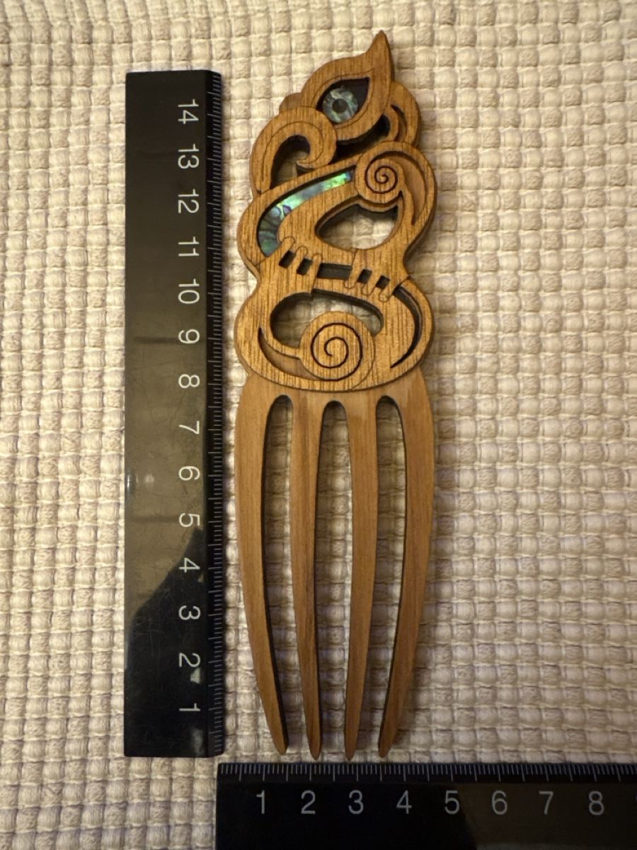 Accessori per capelli: Haarschmuck aus Holz und Perlmutt – Nuovo (secondo la descrizione) da Rümlang venduto da baselsale1
