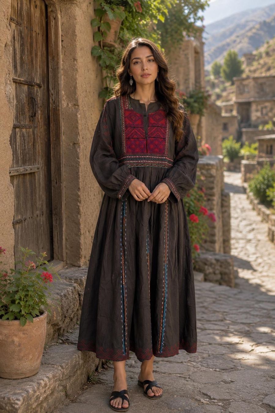 Vestiti: Handgefertigte vintage kleid – Nuovo (secondo la descrizione) da Olten venduto da Saayis
