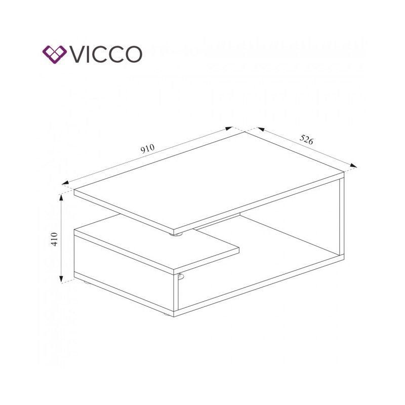 Tavoli: Couchtisch Beistelltisch - Anthrazit/Sandeiche - Sofatisch – Nuovo e nell'imballaggio originale da Wallenwil venduto da toesstal-vertrieb 8