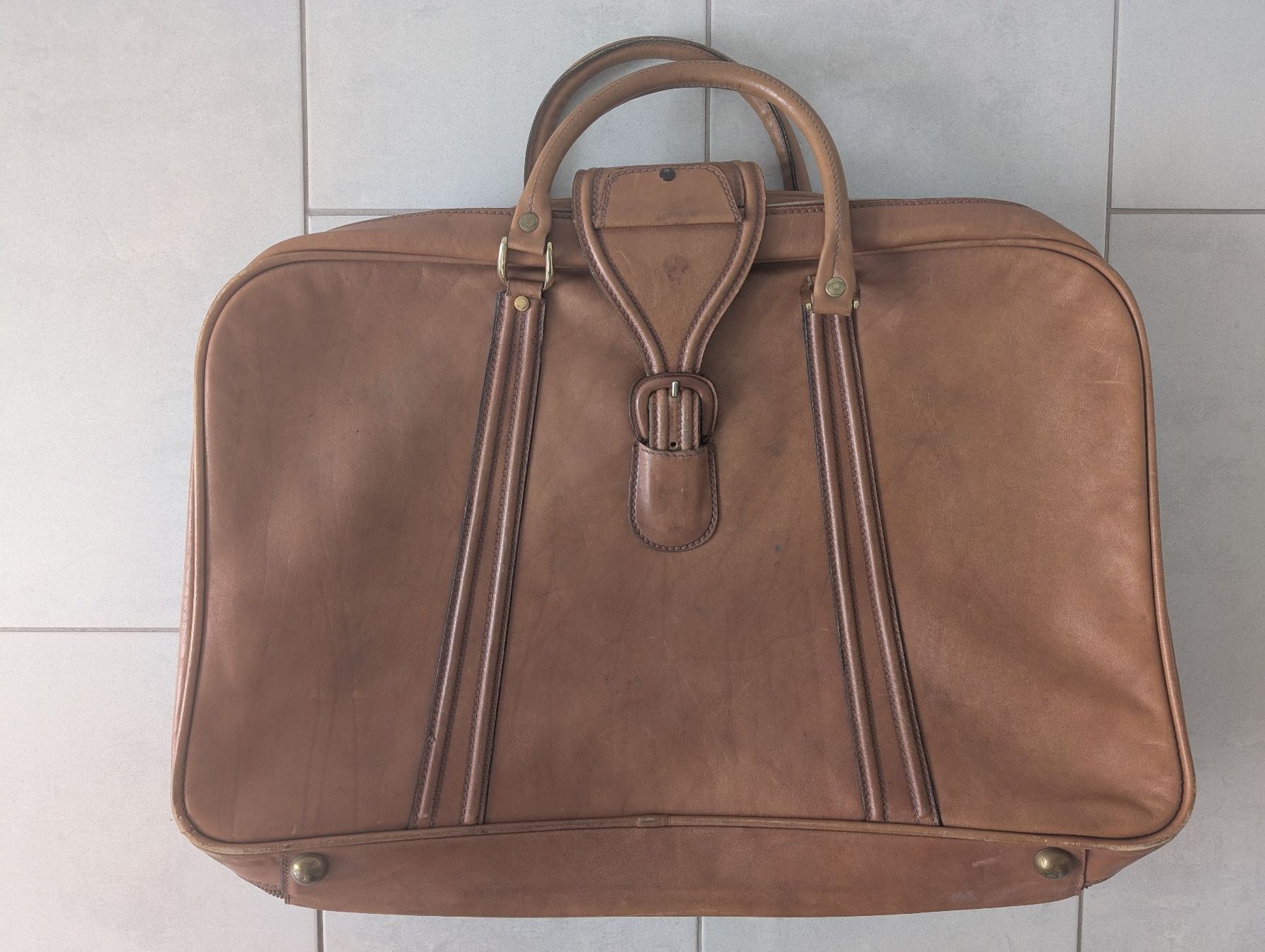 Borse: Vintage Reisetasche aus Leder – Usato da Thalwil venduto da sultan03 1
