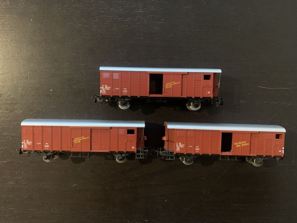 Wagons Marchandises KATO HO 38-0111 - Seaboard - Lot De 3 - Bon état