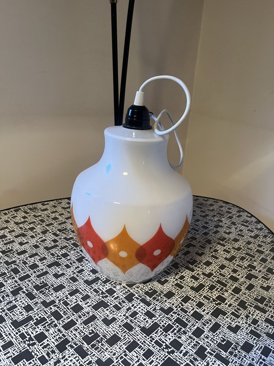 Lampadari & plafoniere: 70ies Deckenlampe Glas – Usato da Wabern venduto da Housi78 2