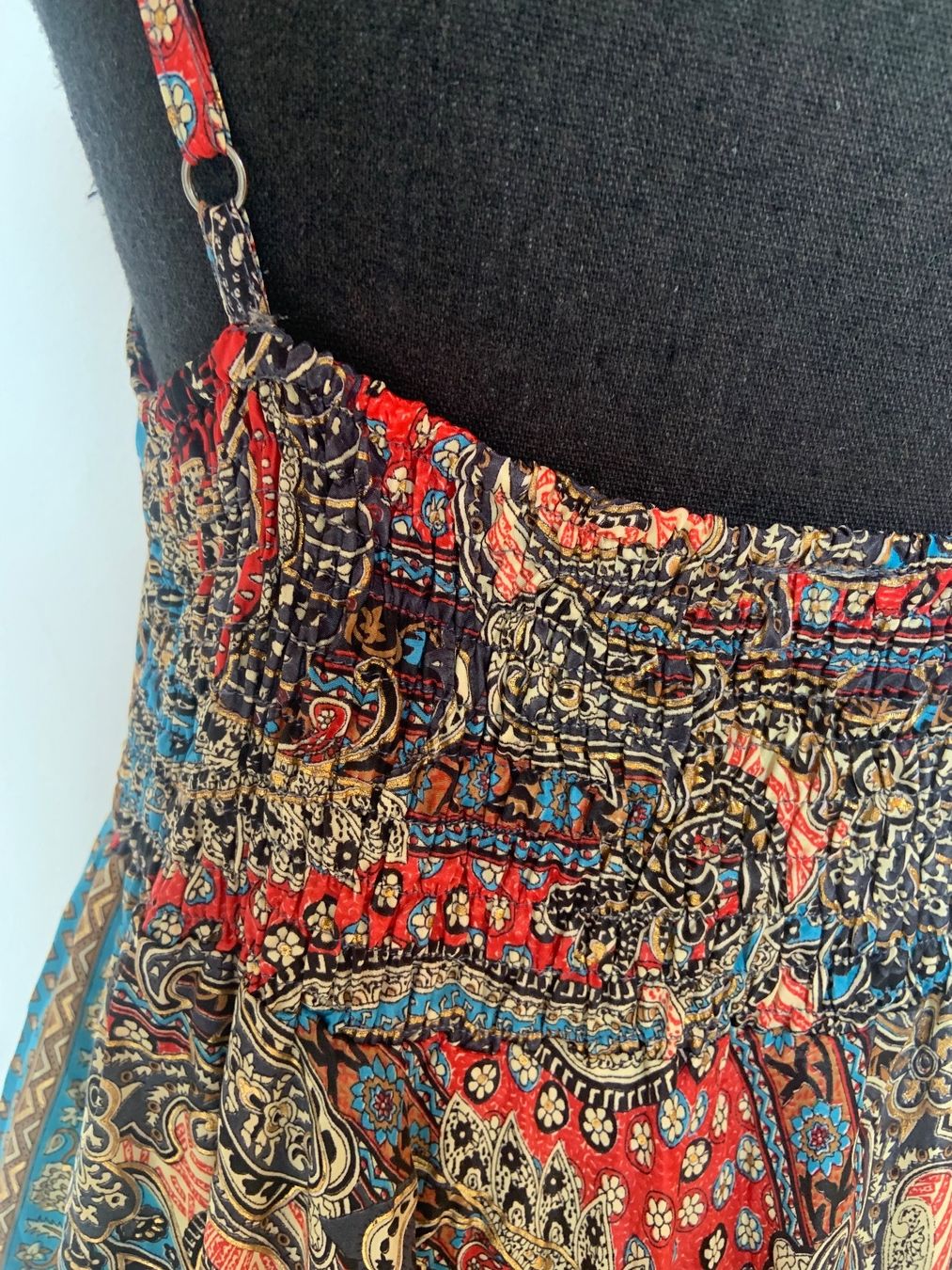 Vestiti: Boho Maxi Trägerkleid aus Seide – Nuovo (secondo la descrizione) da Sigriswil venduto da ck56 4