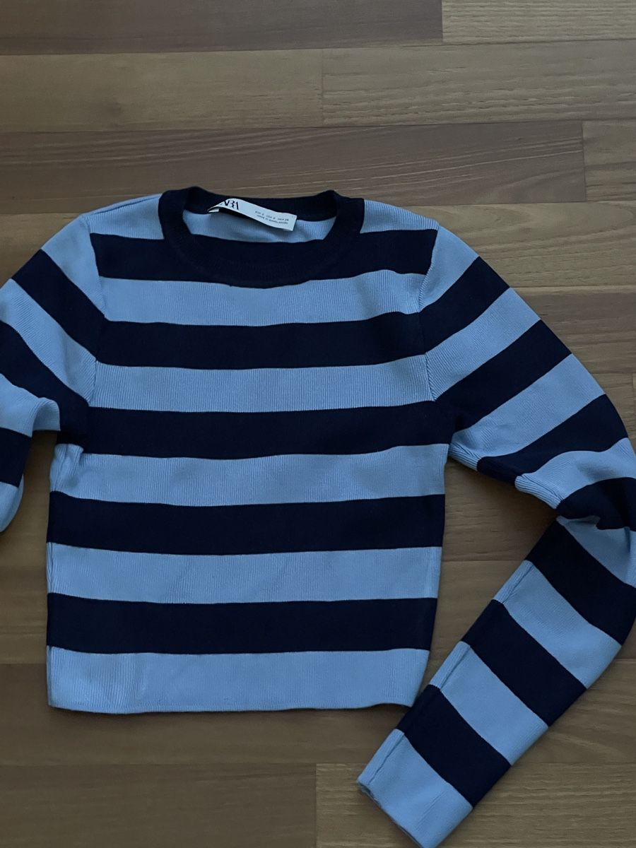 Zara Maglioni & Felpe: Kurzer Pulli, ZARA, Gr.S, gestreift – Usato da Aarau Rohr venduto da foodlover 1