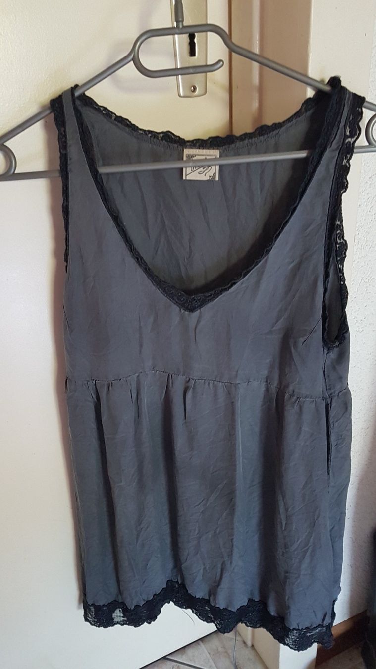 Tuniche: Haut - tunique fluide, dentelle, taille 34 marque H. Eich – Usato da Villiers venduto da san_jn5w 9