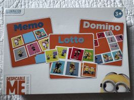 Spielebox Minion Memo Lotto Domino