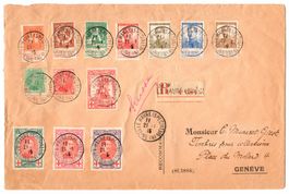Belgique 1915 - Lettre Recommandée du Havre pour Genève