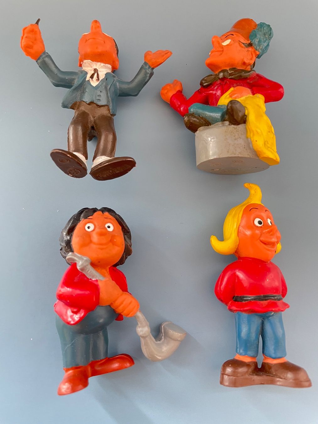 Statuette: 4x Comic Figur Max & Moritz Wilhelm Busch Polymedia 70er – Usato da Gossau SG venduto da entwederoder 2