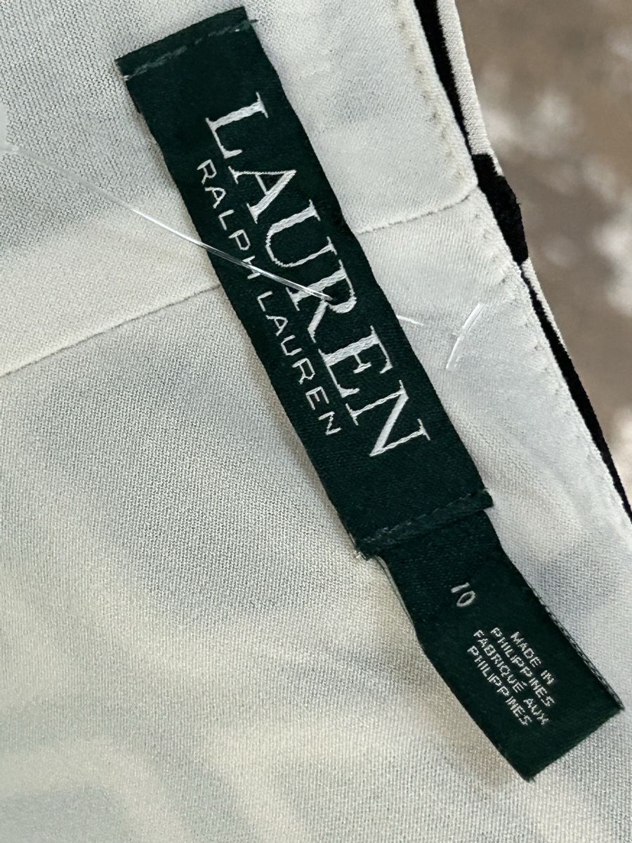 Ralph Lauren Vestiti: LAUREN Ralph Lauren Dress Size 10 Black White Pattern – Nuovo (secondo la descrizione) da Saland venduto da ele_vc96 4