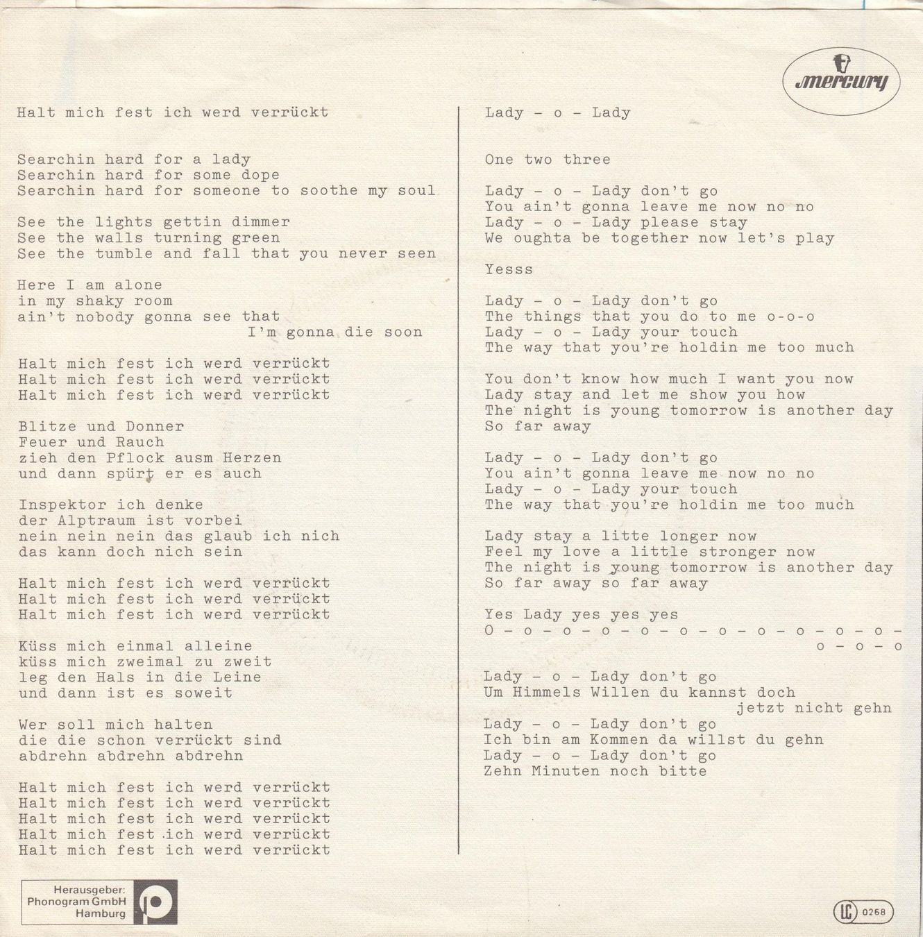 Dischi in vinile: Trio Vinyl Single von 1981 – Usato da Volketswil venduto da Abcrecords 1