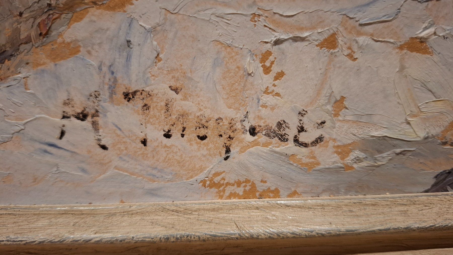 Gemälde: Winterlandschaft Bauernhof M.?? signiert Gemälde – Gebraucht aus Lützelflüh-Goldb von holdrio011 1
