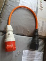 Adapter 16A rot/weiss Euro 5 polig auf 16A schwarz 5 polig