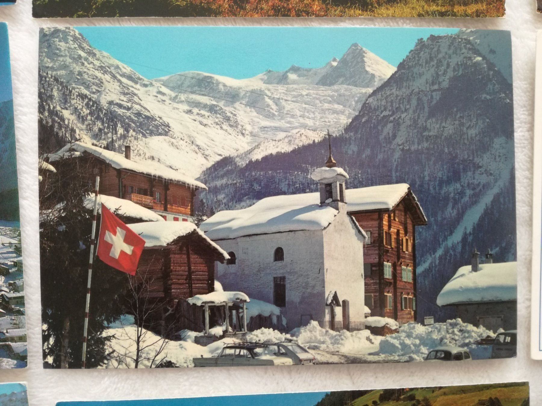 Cartoline postali: 16 AK Kanton Wallis – Usato da Zürich venduto da Tolima194 6