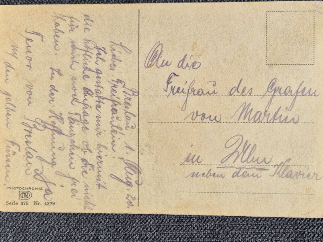Cartes postales: Alte Ansichtskarte blühender Baum 1920 – D'occasion à Horw par mi.ba 1