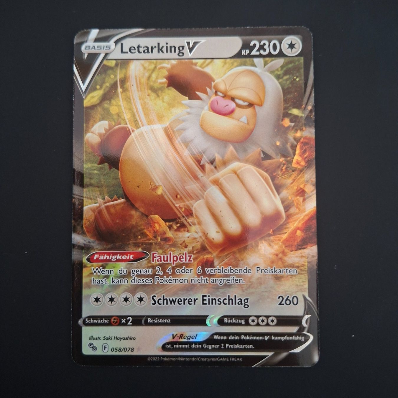 Pokémon Carte collezionabili: Letarking V #058 Pokemon Go DE – Usato da Biasca venduto da Sara_Poke123