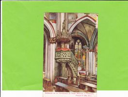 Fribourg. Intérieur de la Collégiale de Saint Nicolas