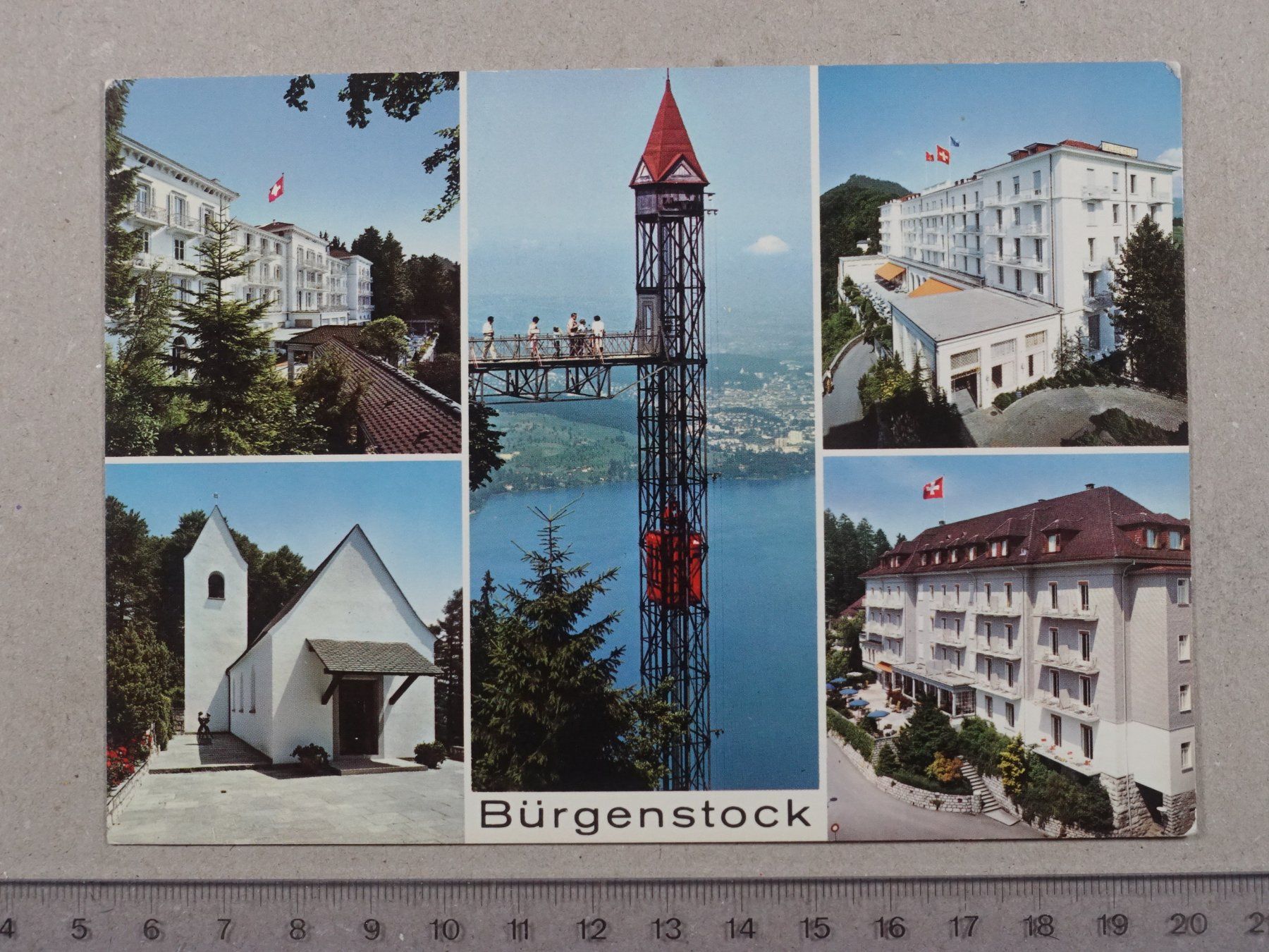 Ansichtskarten: Bürgenstock Hotels, 1971 – Gebraucht aus Lenzburg von fh1