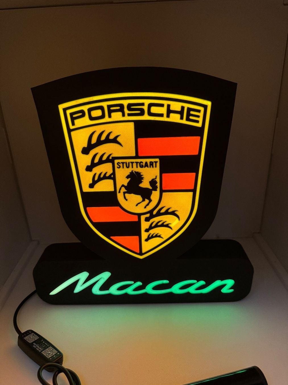 Lampade: Lightbox lumière led Porsche Macan – Nuovo (secondo la descrizione) da Vicques venduto da PAMB3D 5