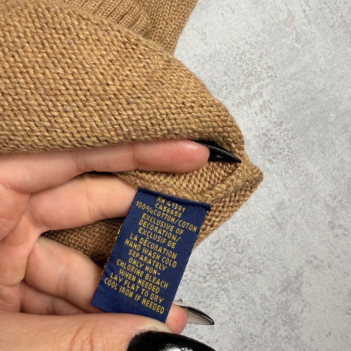 Ralph Lauren Maglioni & Felpe: Pull en maille marron / cannelle Polo Ralph Lauren - TailleM – Usato da Neuchâtel venduto da aliceguins 4