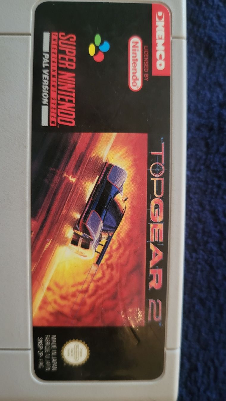 Nintendo Giochi: Top Gear 2 / Super Nintendo SNES Spiel. – Usato da Biel/Bienne venduto da Retrohr 1