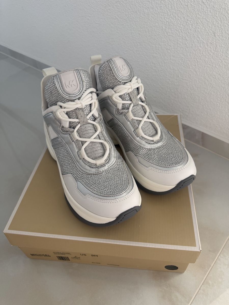 Michael Kors Scarpe da donna: Michael Kors Sneaker silber weiss neu – Nuovo e nell'imballaggio originale da Buchs AG venduto da Maison_Djana_ 1