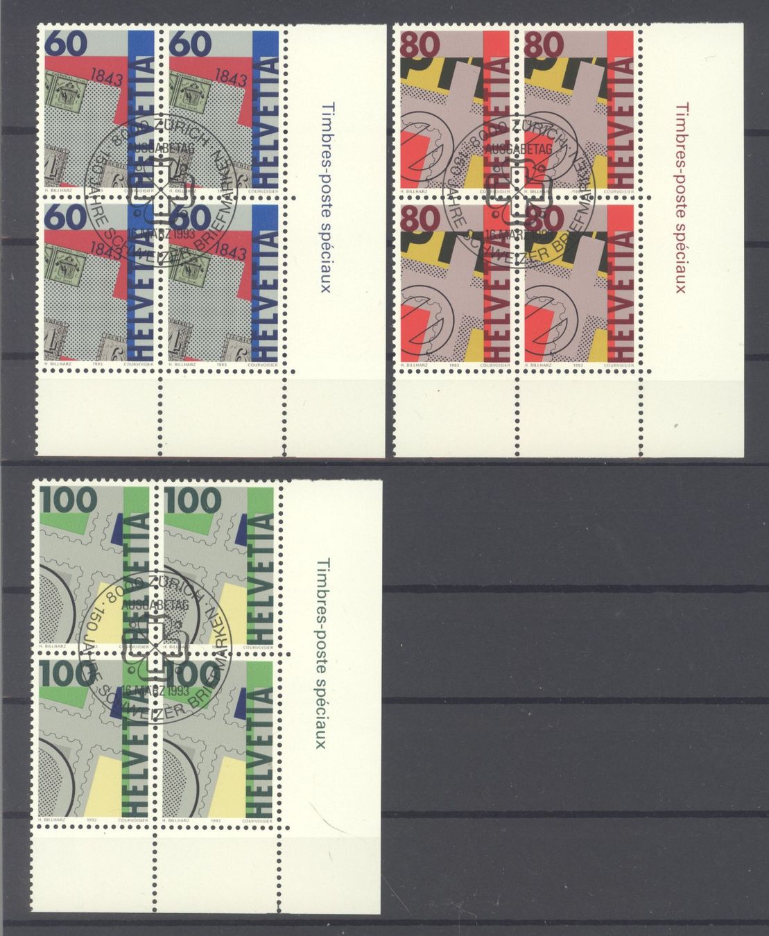 Tutti i francobolli: 1993, Sonderpostmarken II, ET – Usato da Willisau venduto da Vollstempel