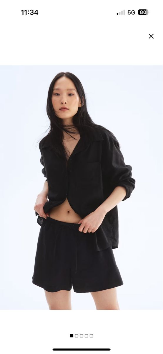 Pantaloni: 100% Linen Shorts, XS – Nuovo e nell'imballaggio originale da Sattel venduto da Zlata1 1